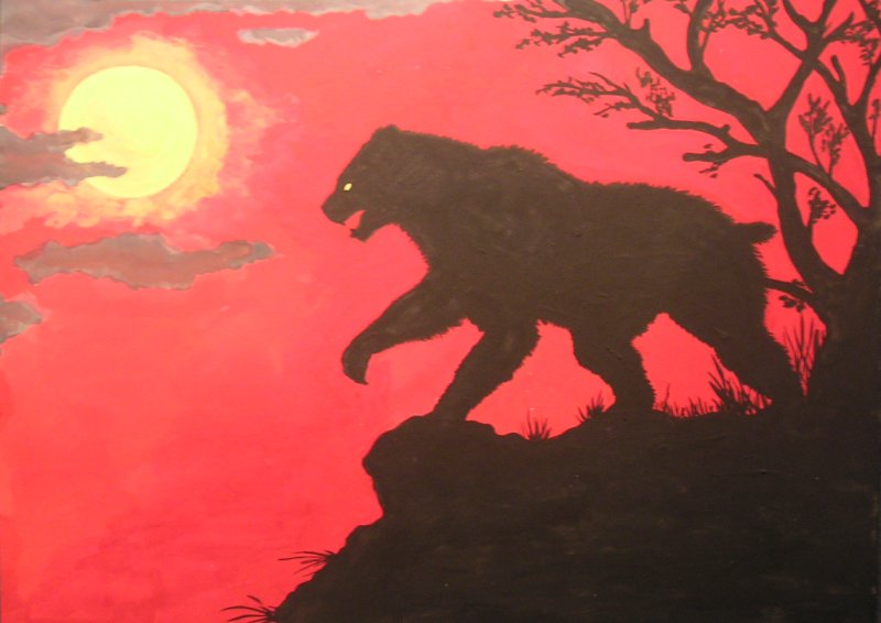 据说是一种食肉的巨熊