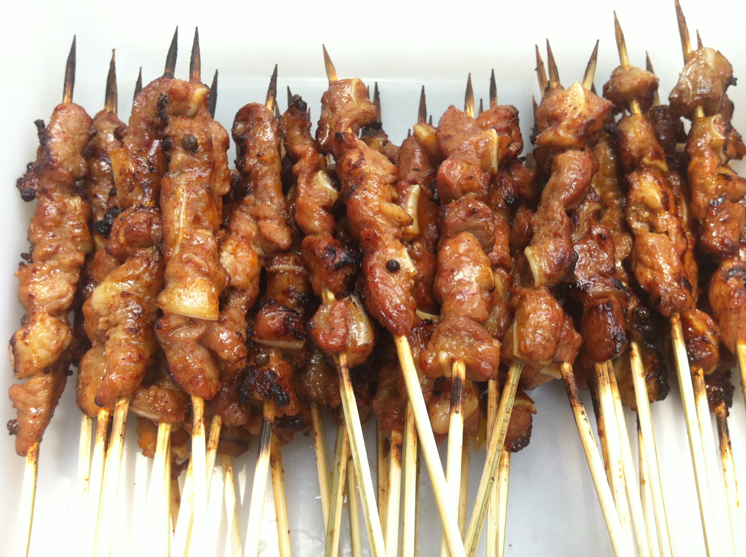 辣椒孜然羊肉串