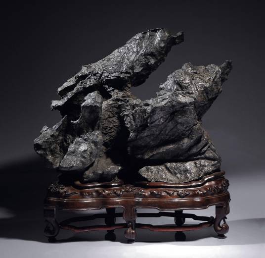 天然石 靈璧石 觀賞石 水槽 灵璧石（中国四大观赏石之一）_百度百科