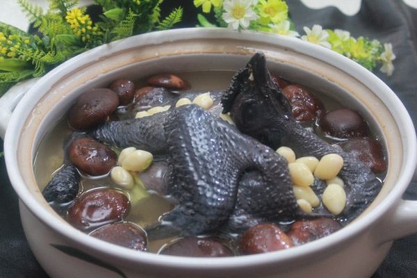 补血养颜强体红豆乌鸡汤