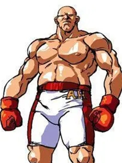 克劳萨手下的三斗士之一,该角色是以拳王乔治·福尔曼为原型设计的