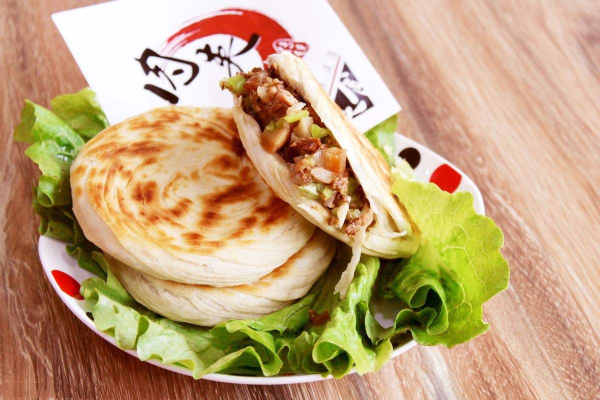 脆皮肉夹馍