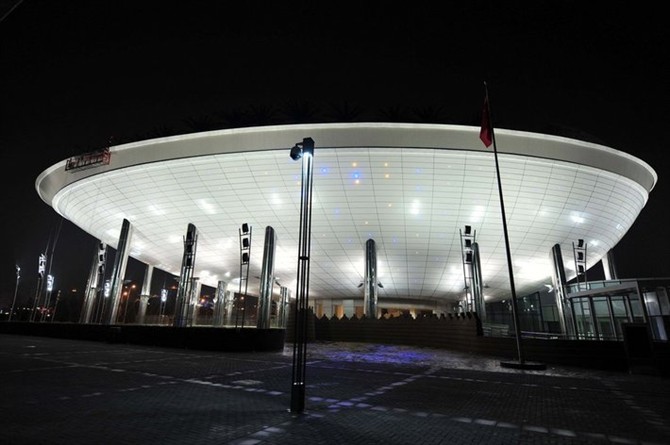  p>中国2010年上海世博会沙特阿拉伯国家馆,位于世博园a片区,展馆形似