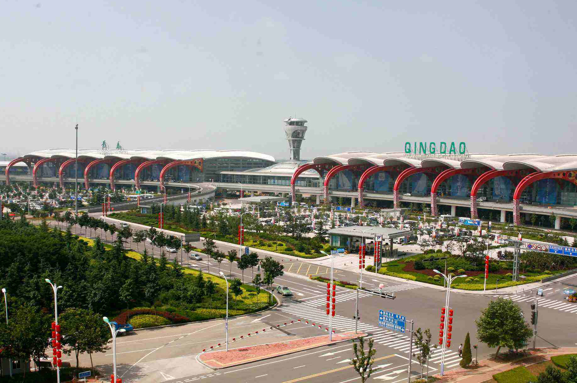  p>青岛流亭国际机场(qingdao liuting international airport, a