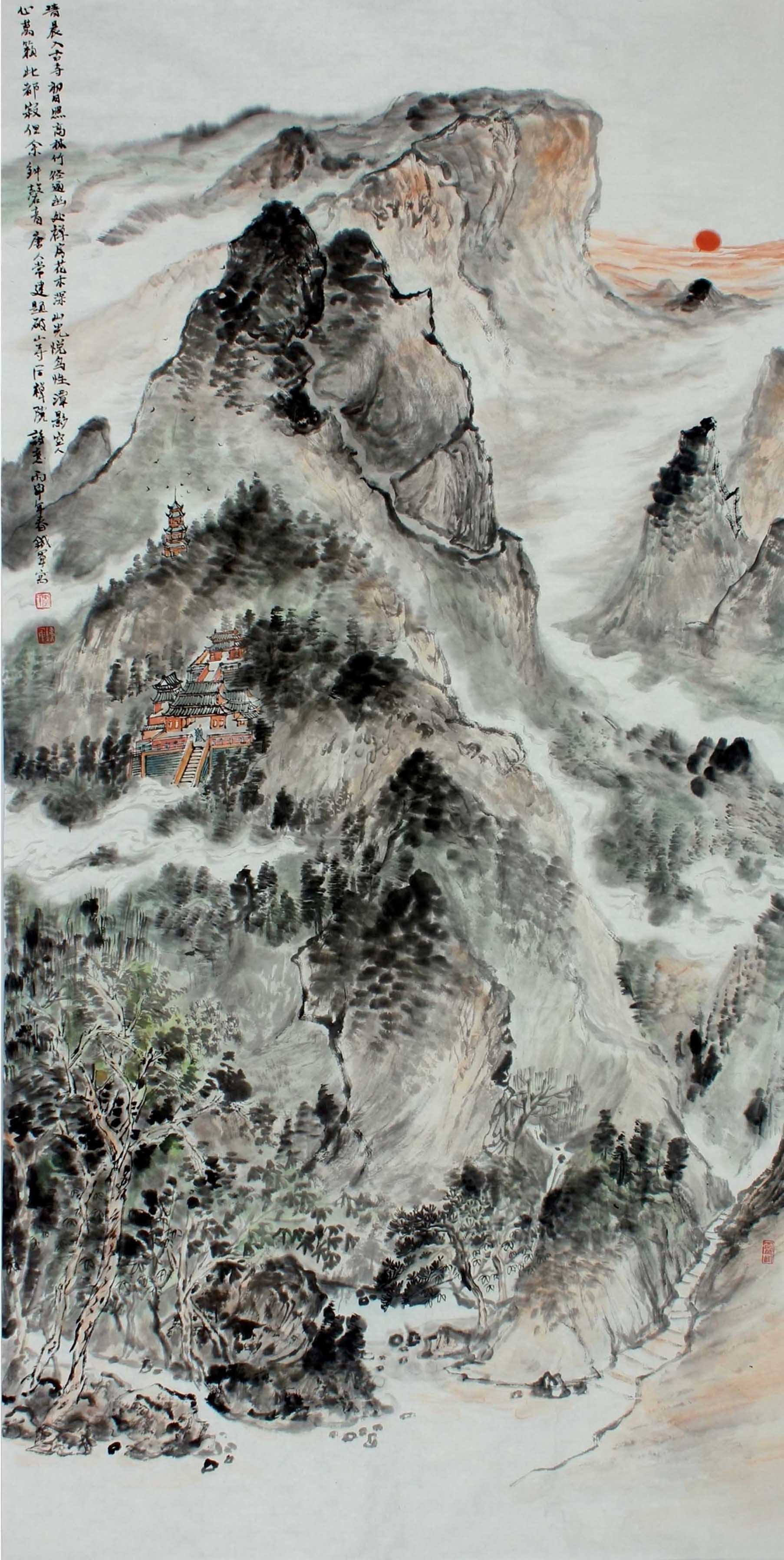  p>李铁军,祖籍山东临朐,现居住济南,自幼习画,先后师从张民生,张宝珠