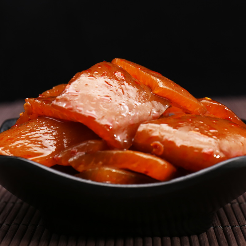 香辣卤猪皮