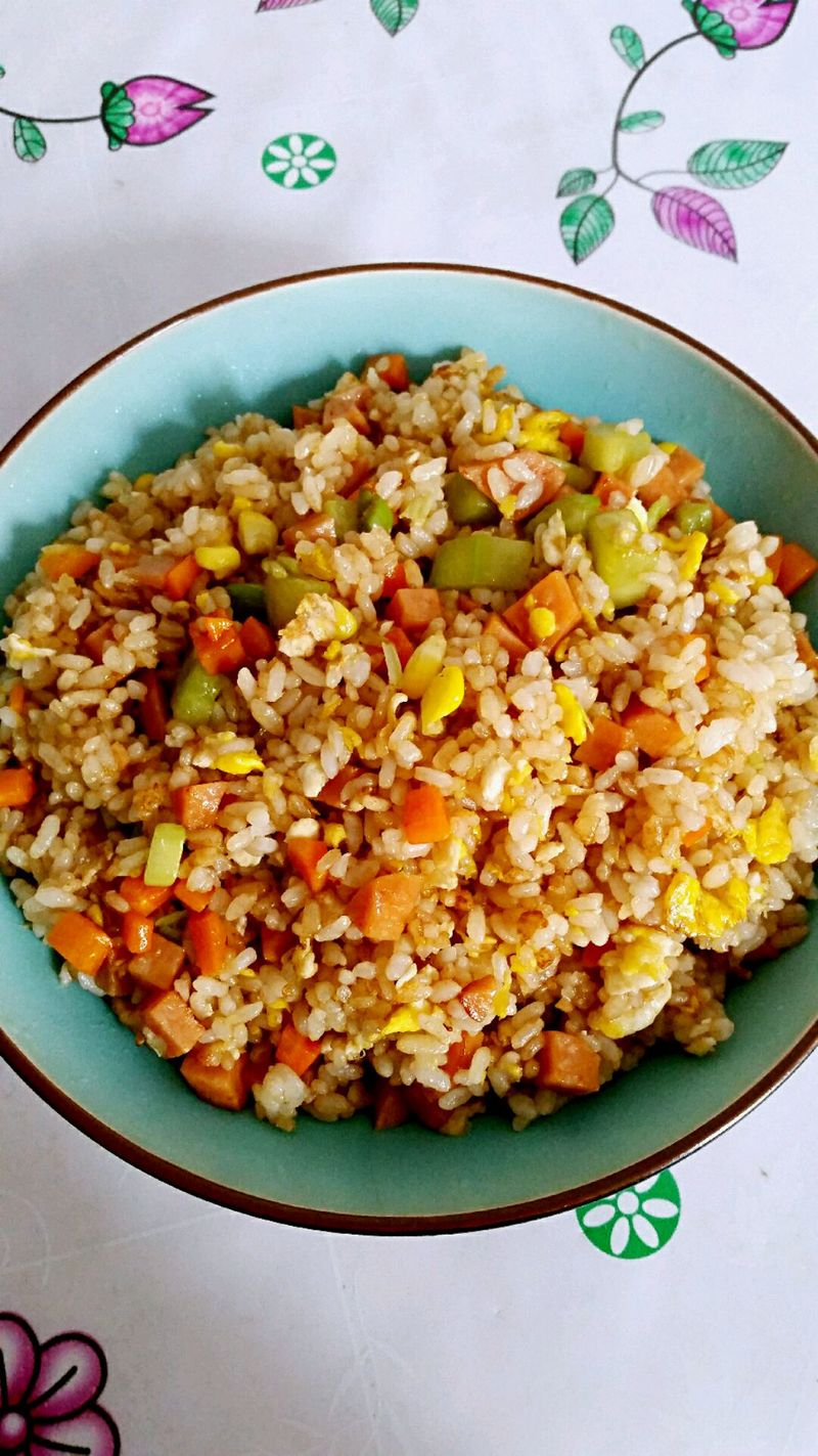 蔬菜什锦炒饭