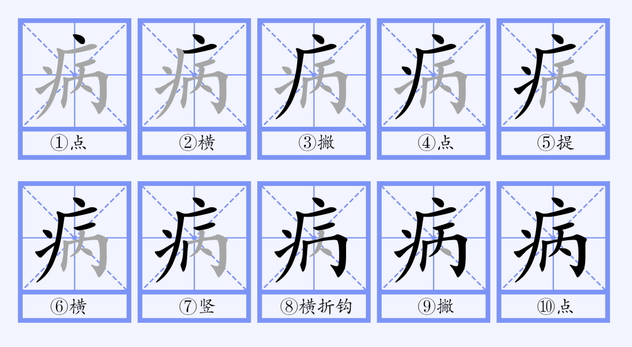 病（汉语文字）_百度百科