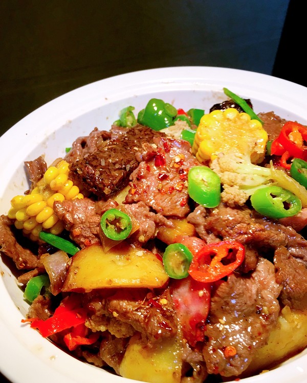 牛肉干锅
