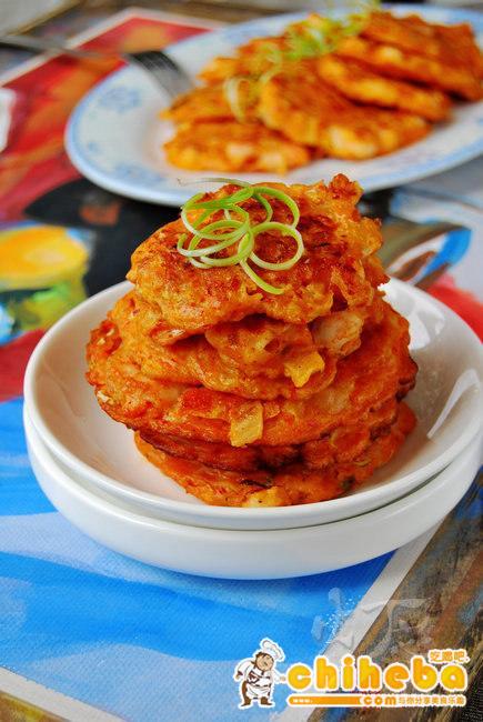 韩国泡菜海鲜饼