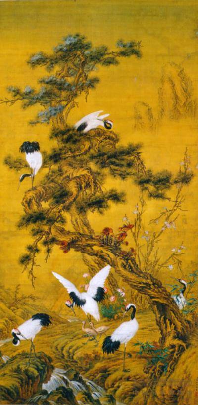 松鹤同春图_百度百科