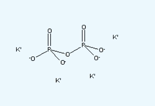  p>焦磷酸钾(potassium diphosphate),是一种无机物,分子式为k sub>4 