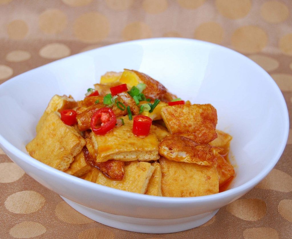 油煎豆腐烧肉