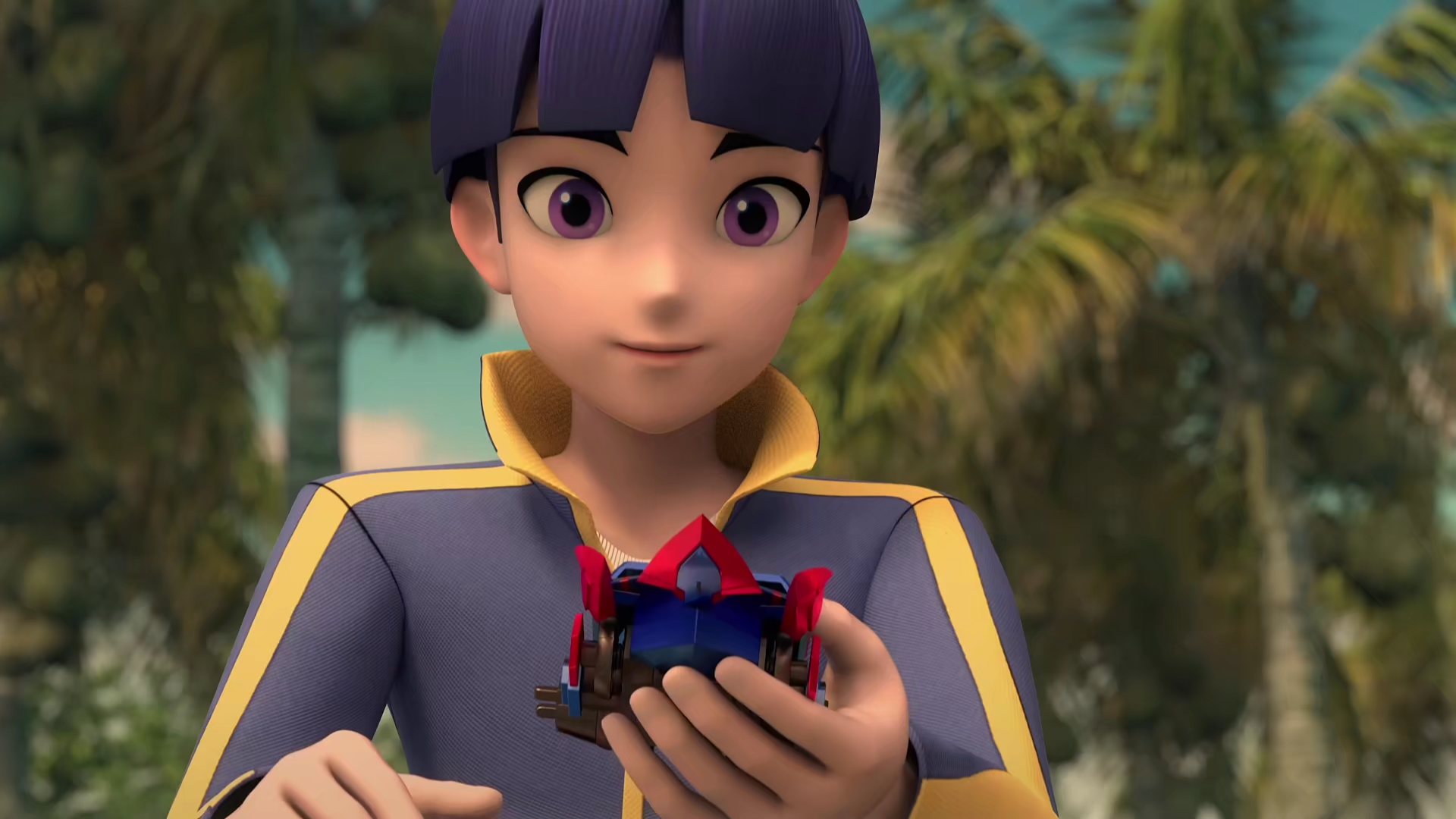 这时从国外归来的炫斗战轮高手东方月受邀来到龙小辉所