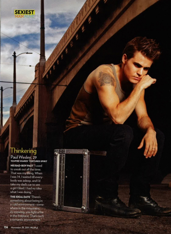  p>保罗·韦斯利(paul wesley),1982年7月23日出生于美国新泽西州