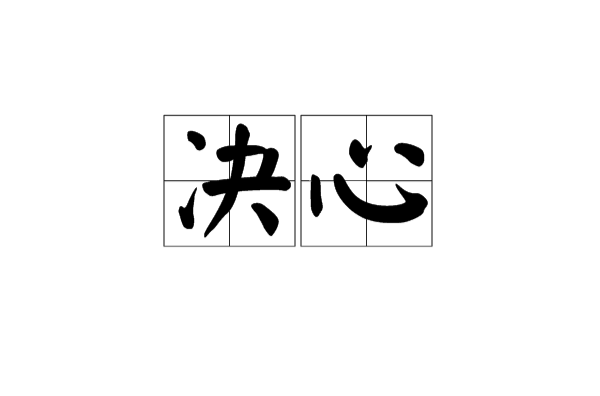 决心