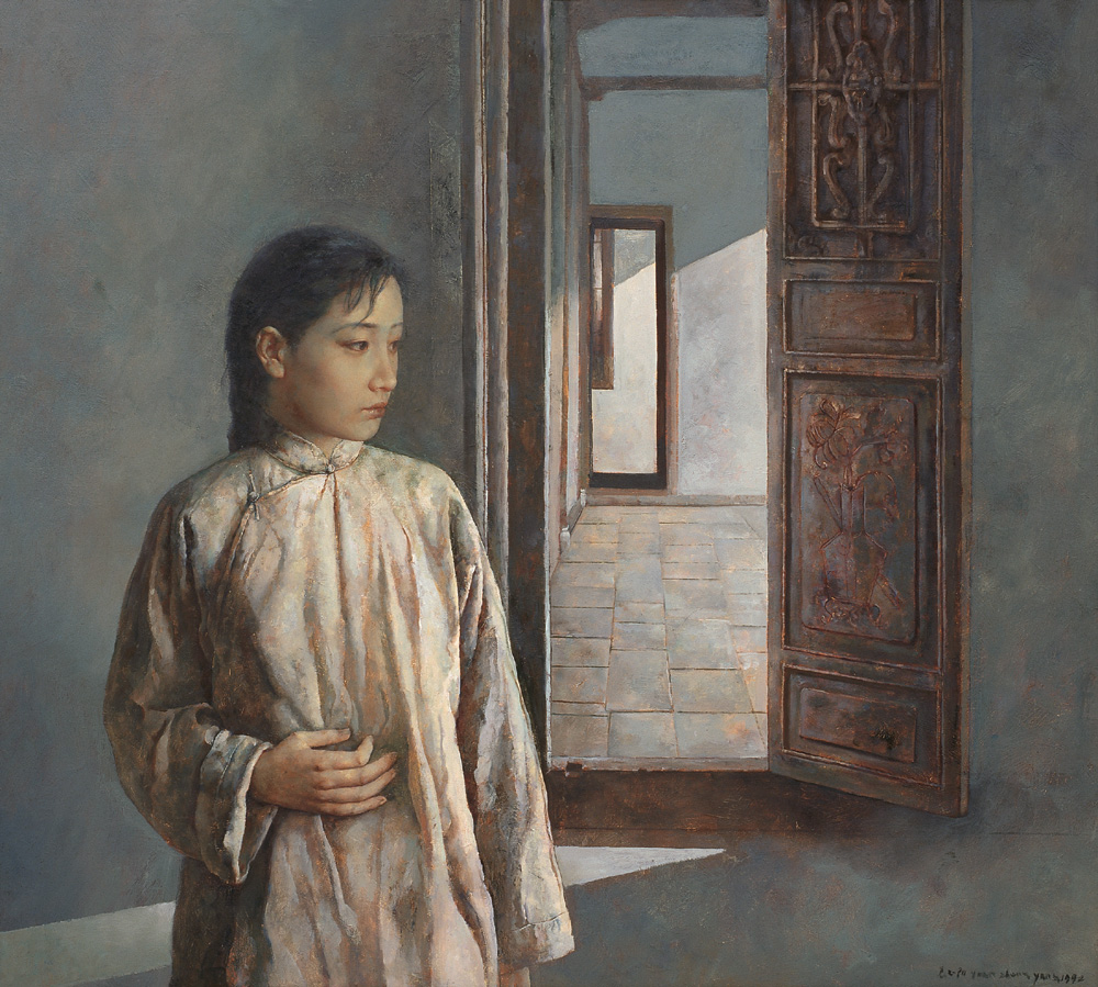  p>袁正阳,重庆人.擅长油画.1980年到解放军报社任编辑.