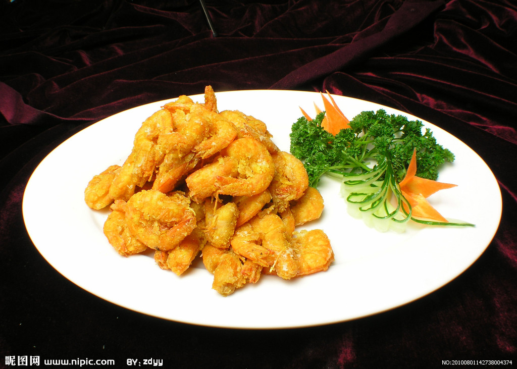 椒盐酥炸小河虾
