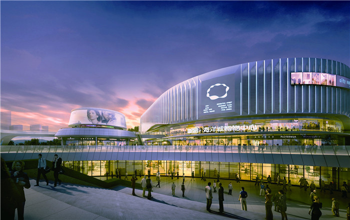 海洋城跨街人行天桥