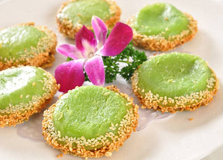 该美食主要食材有绿茶. /p>