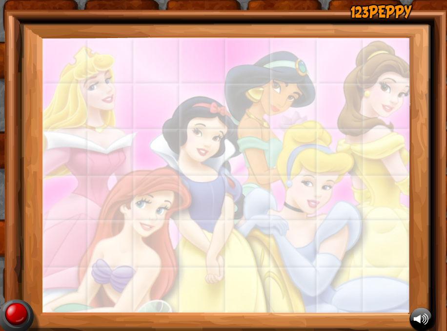 迪斯尼公主拼图