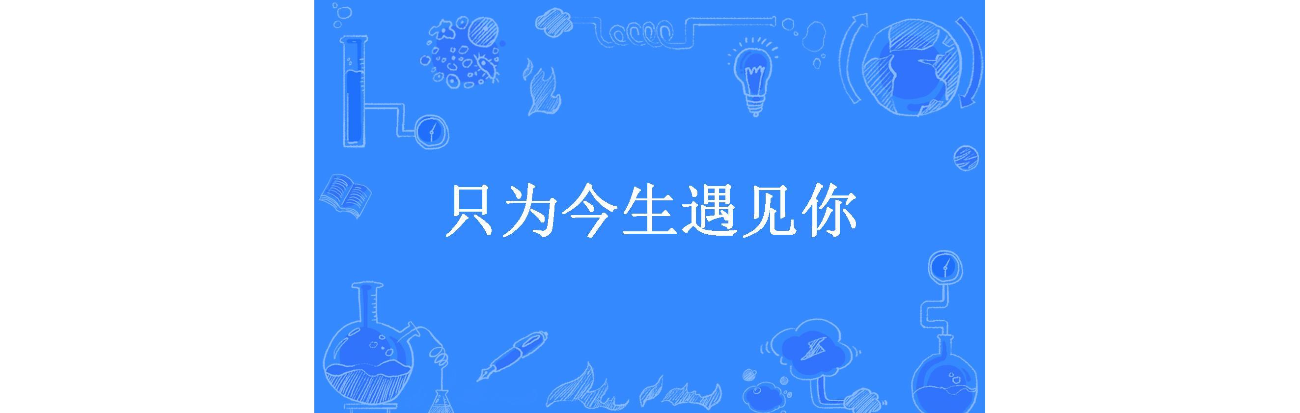 只为今生遇见你