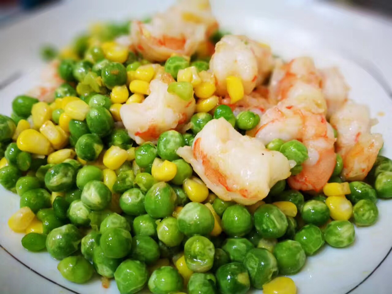 虾仁青豆