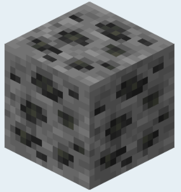 煤矿石（Minecraft中可挖掘获得煤炭的矿石方块）_百度百科