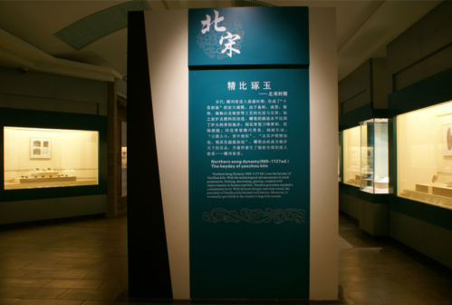 <p>耀州窑博物馆陈列室