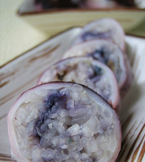 小紫鱿鱼包饭