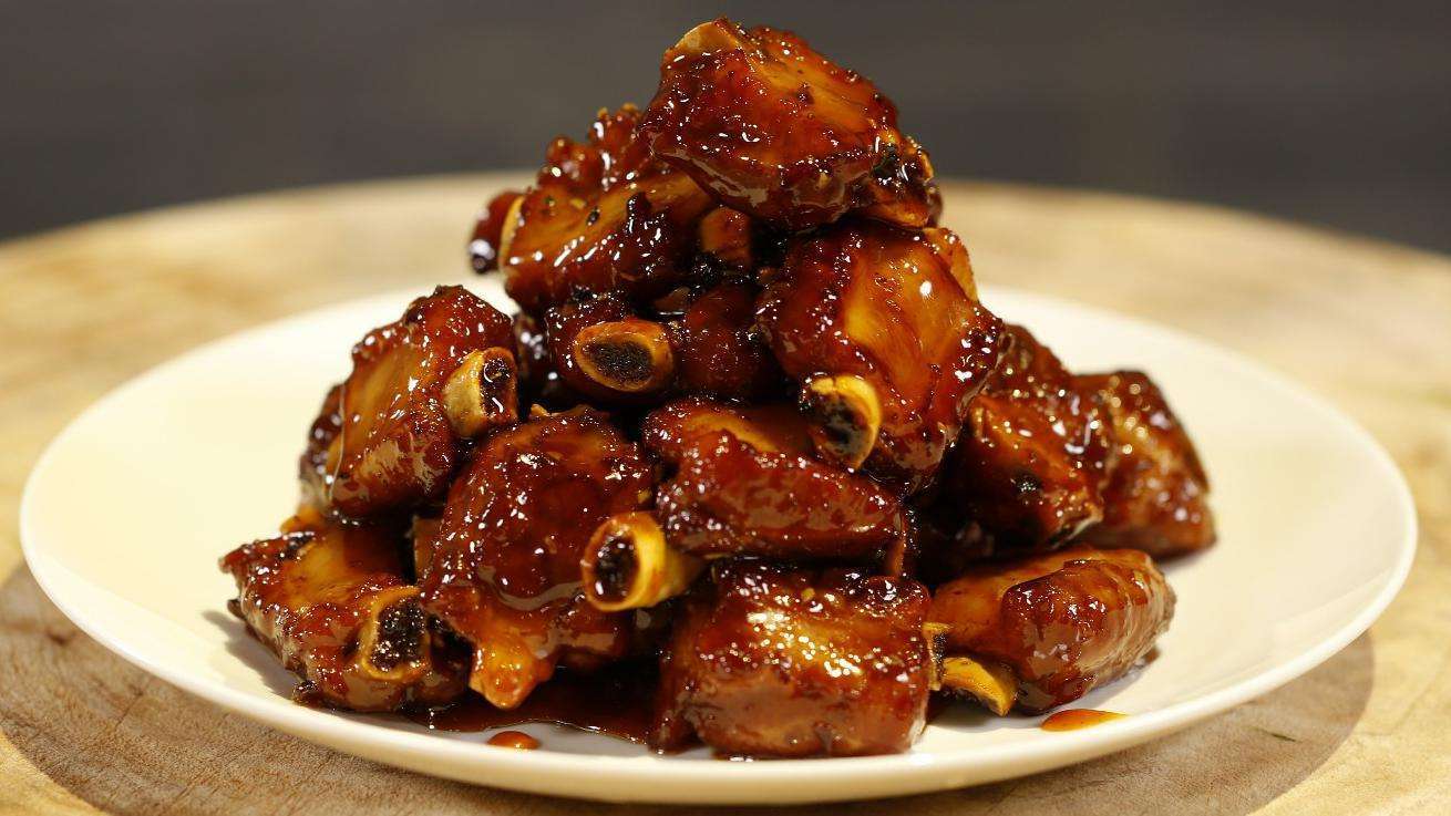 浇汁素糖醋排骨