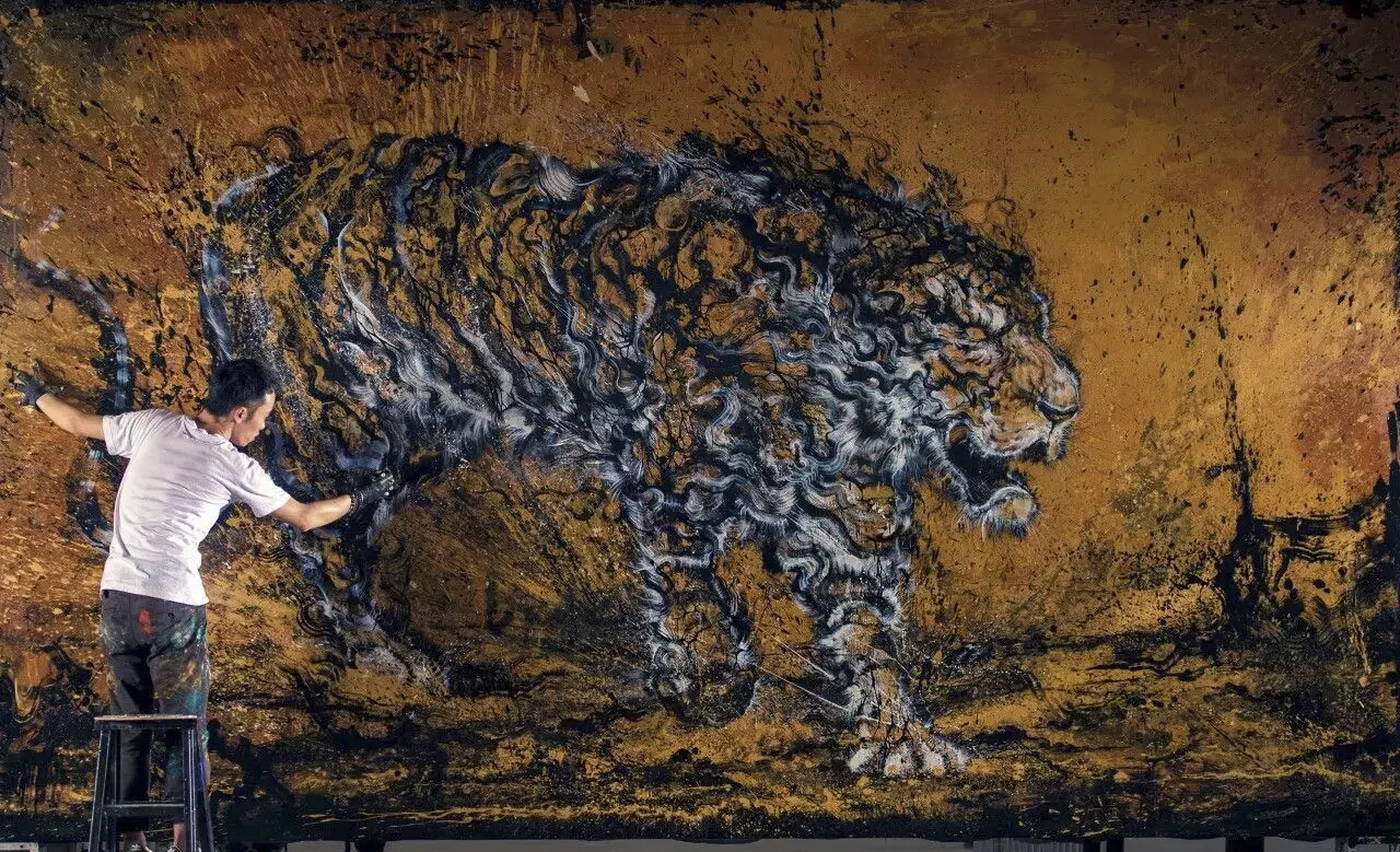  p data-id="gnbsr6rwyn">90后画家,涂鸦艺术家陈英杰,来自广东佛山