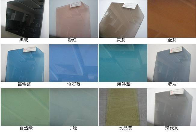 反射,透过不同波长的光线,从而呈现不同颜色的玻璃,主要用于 a href="