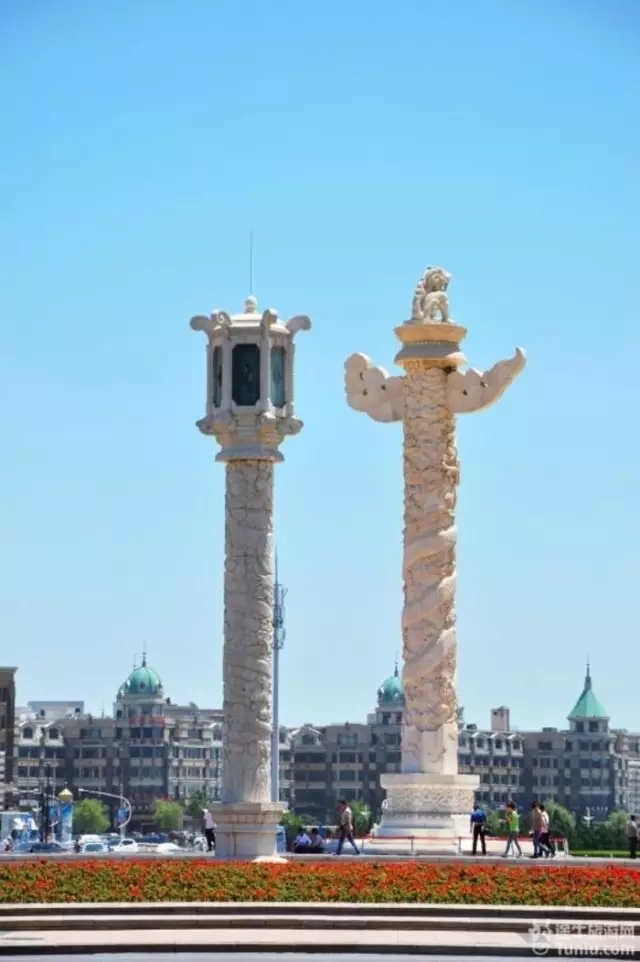 大连星海广场华表