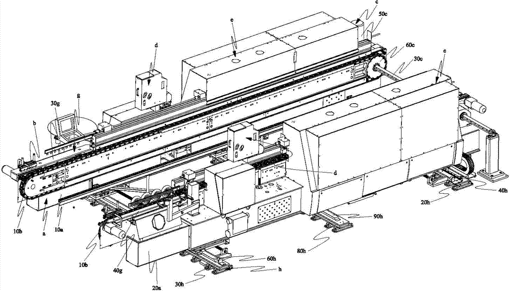大跨距双端封边机
