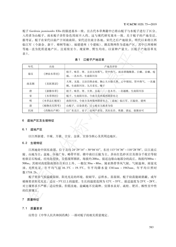 道地药材—第75部分：江栀子_百度百科
