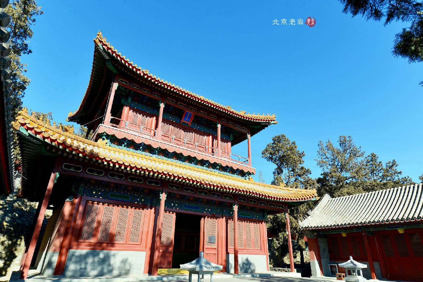 法海寺 ( dharma-samudra vihāra)位于北京石景山区模式口翠微山南麓