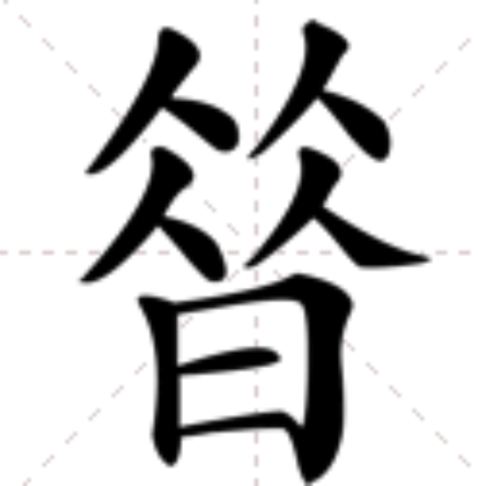 仓颉ooa,郑码odok,四角88608,结构上下叠字四叠字,统一码3afa,笔顺ノ