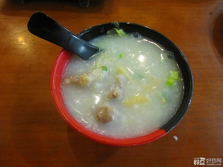 咸猪骨粉葛虫草花粥