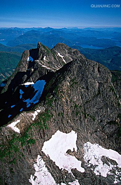  p>北美洲太平洋岸的山脉.