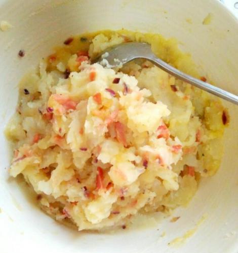 火腿芝士焗土豆泥