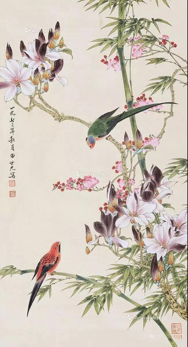 这些令人醉美的花鸟画让人感受到春天正大踏步走来_百科TA说