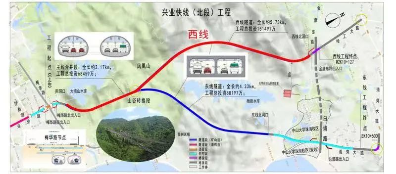 兴业快线(北段)东线隧道