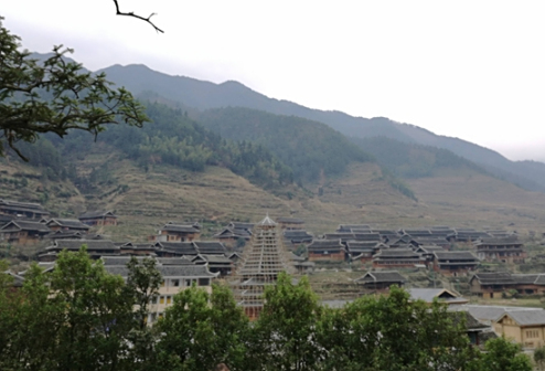 <p>大寨村全景