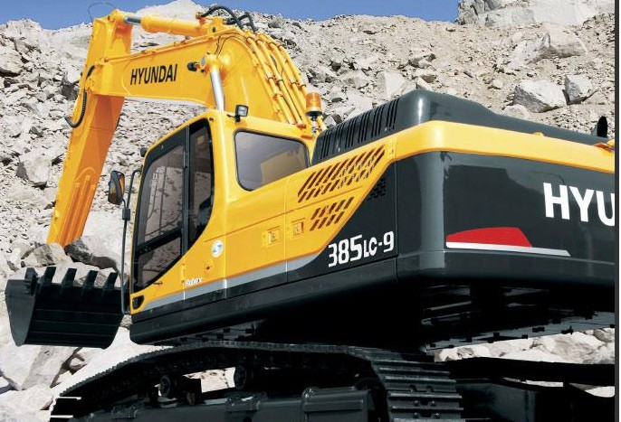 现代r385lc-9挖掘机