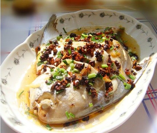 豆豉蒸鲳鱼