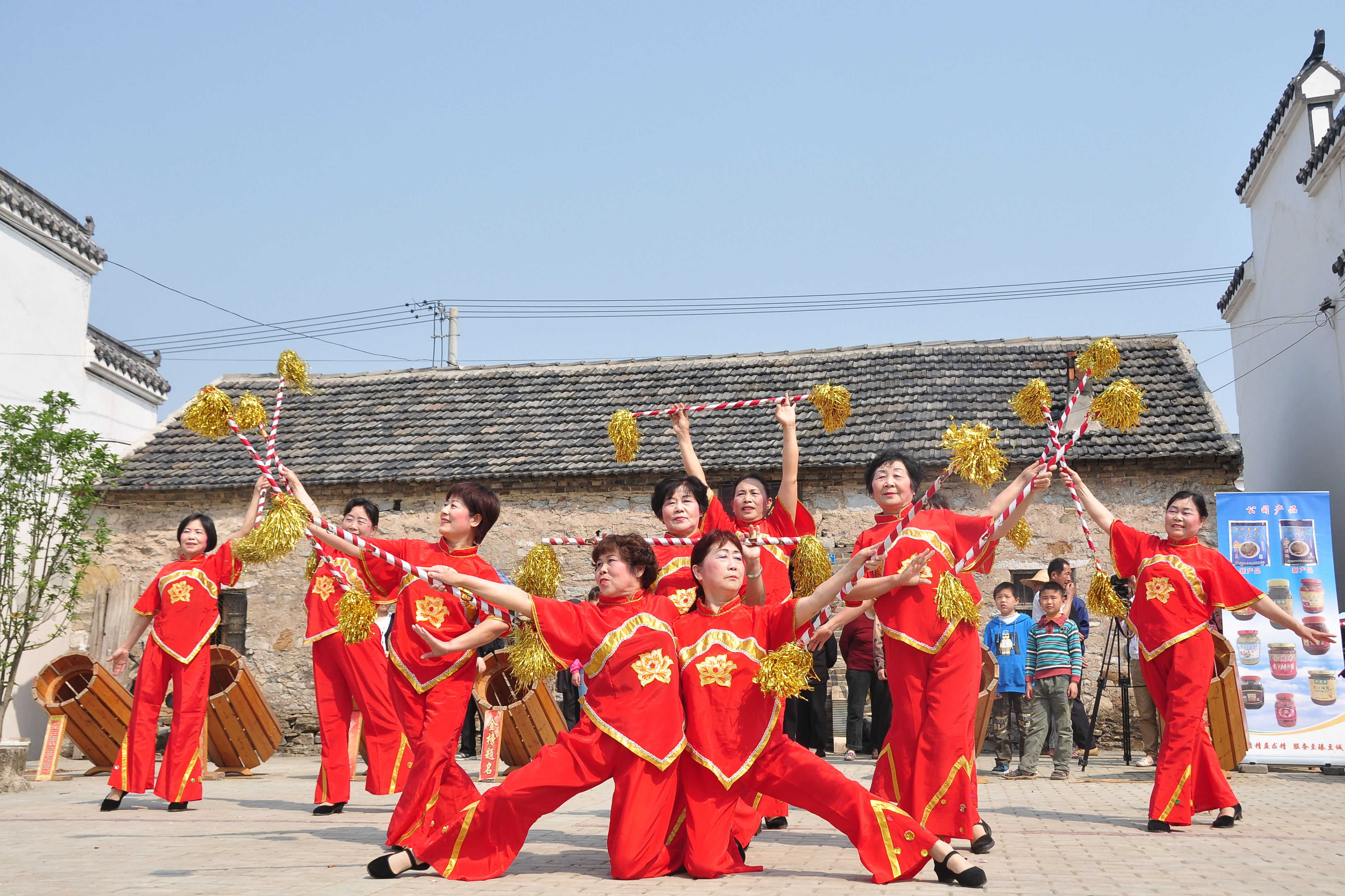 莲湘舞(和县打莲湘)