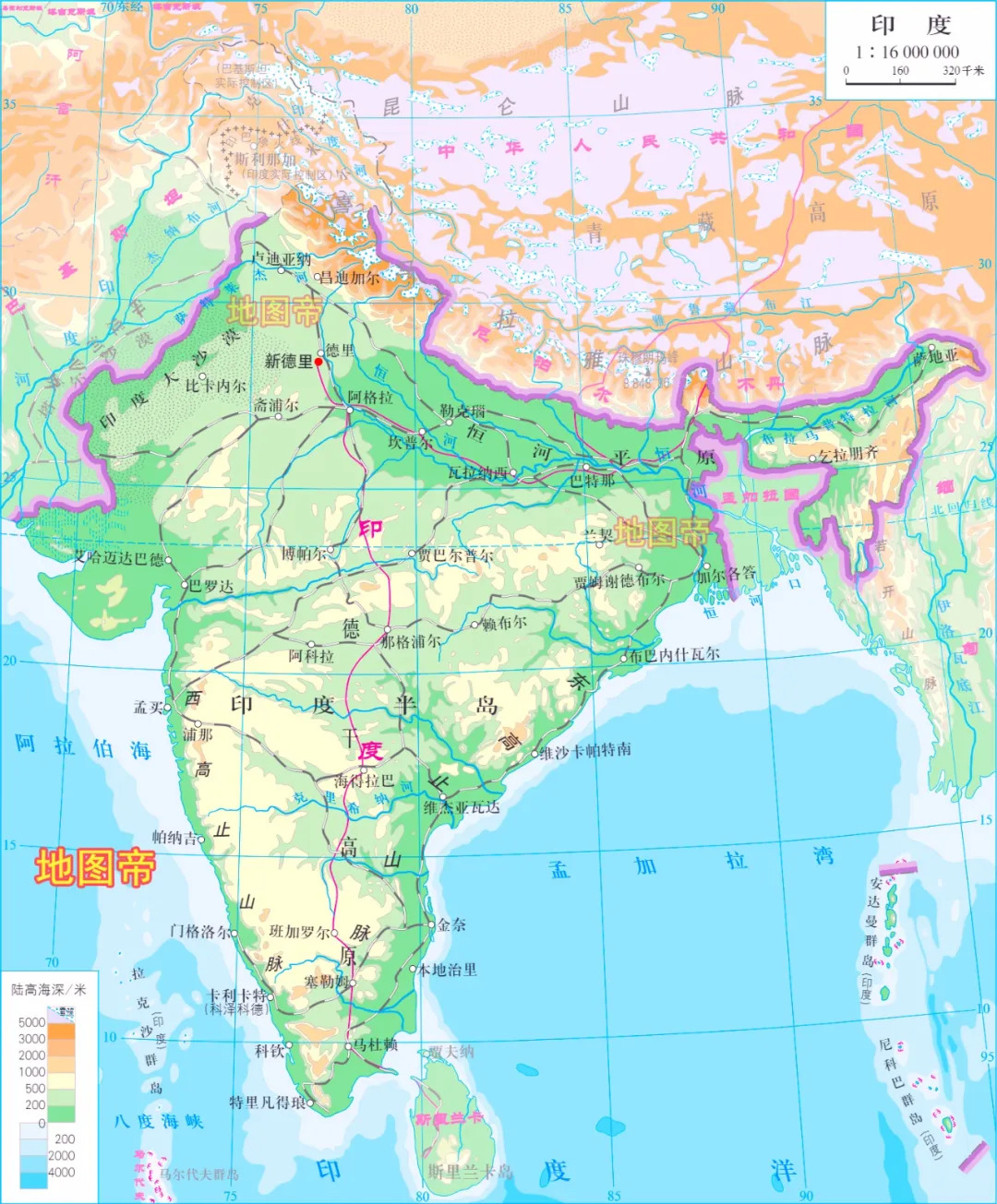 16个人口过亿的国家，你知道几个？_百科TA说