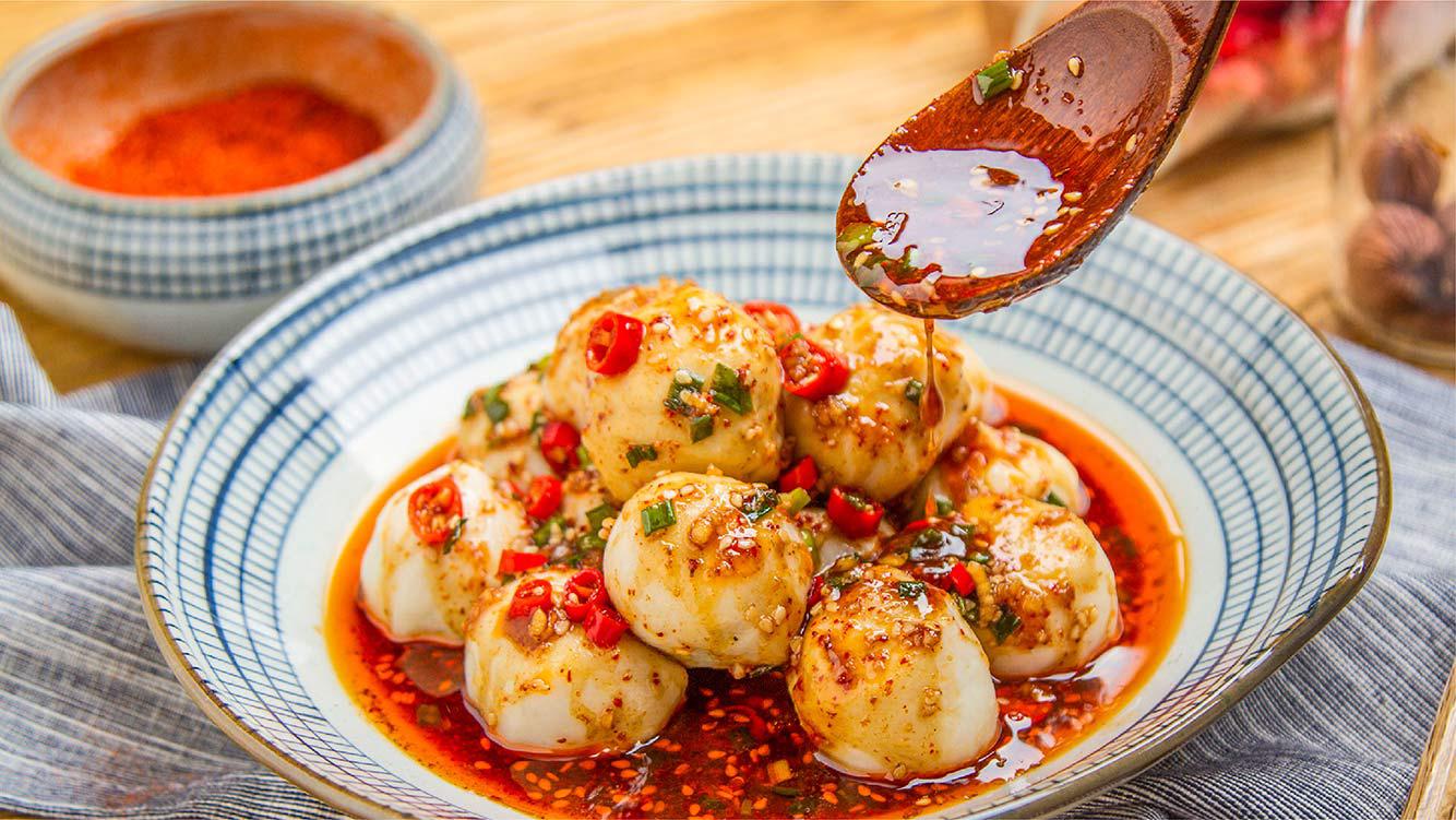 小羽私厨之麻辣口水鱼丸