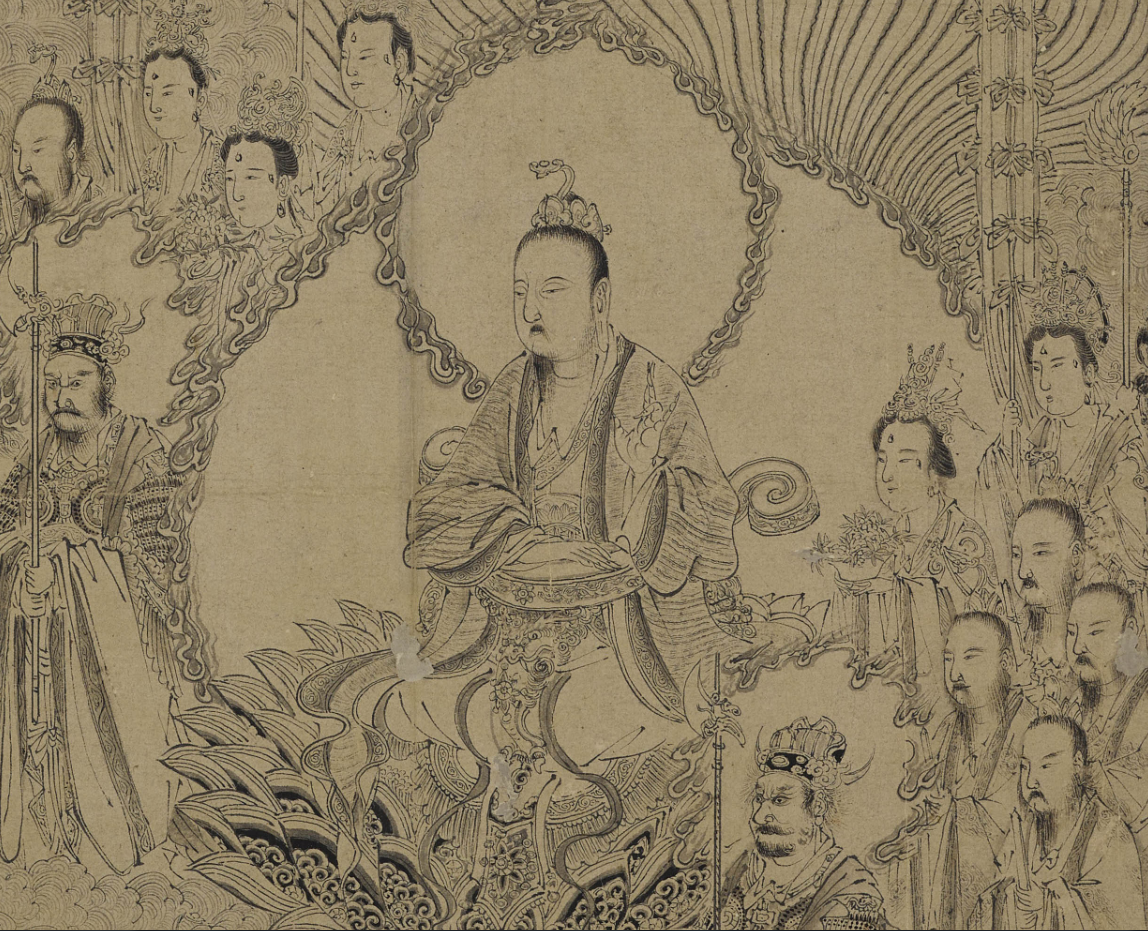  p>《白描道君像图》,又名《黄庭经神像图》,是南宋画家 a href="#"